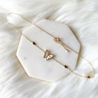 Chrysalis Butterfly Choker-Necklaces-The Songbird Collection