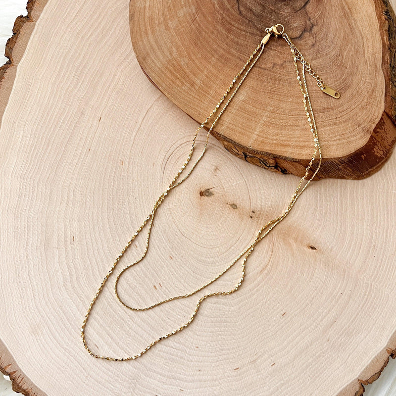Kellis Layered Necklace-Necklaces-The Songbird Collection