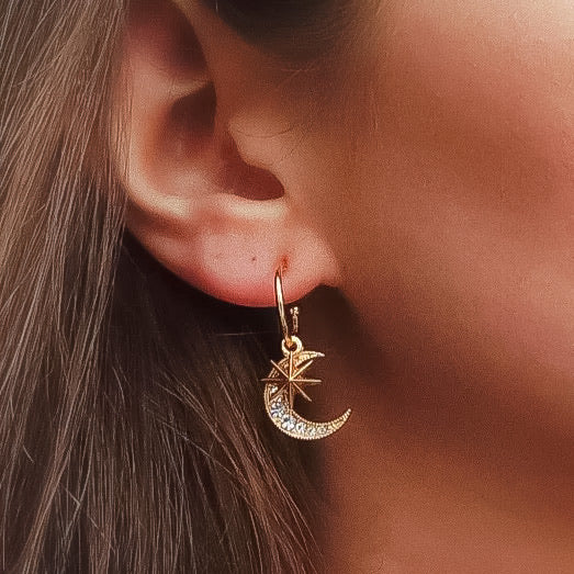 Moonlight Whisper Earrings - The Songbird Collection 