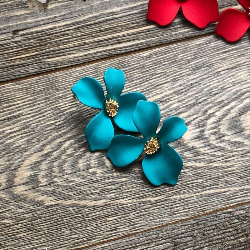 Mini Miami Flower Earrings - 12 Colors LOW STOCK! - The Songbird Collection 