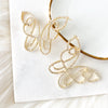 Rhinestone Butterfly Statement Earrings-Earrings-The Songbird Collection