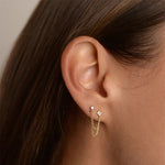 Ami Chain Link Earrings-Earrings-The Songbird Collection