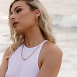 Chelsea Chain Link Earrings-Earrings-The Songbird Collection
