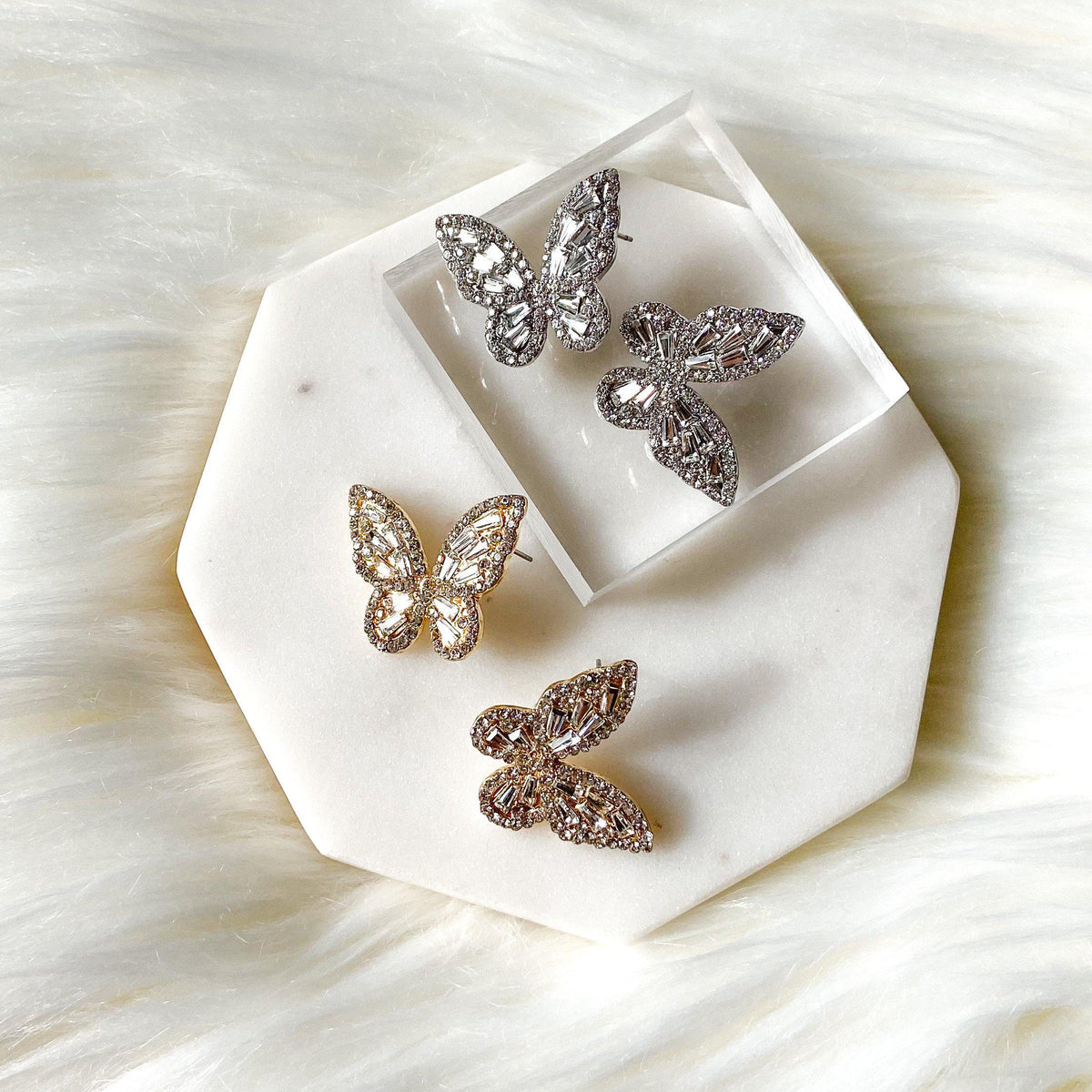 Papillon Butterfly Earrings-Earrings-The Songbird Collection