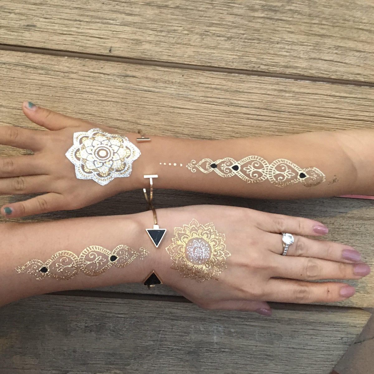 Metallic Temporary Tattoos - 6 Designs LOW STOCK! - The Songbird Collection 