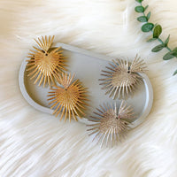 Sunburst Statement Earrings-Earrings-The Songbird Collection