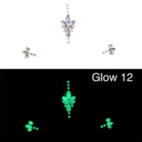 Glow in the Dark Face Gems - 14 NEW Designs for 2020! - The Songbird Collection 