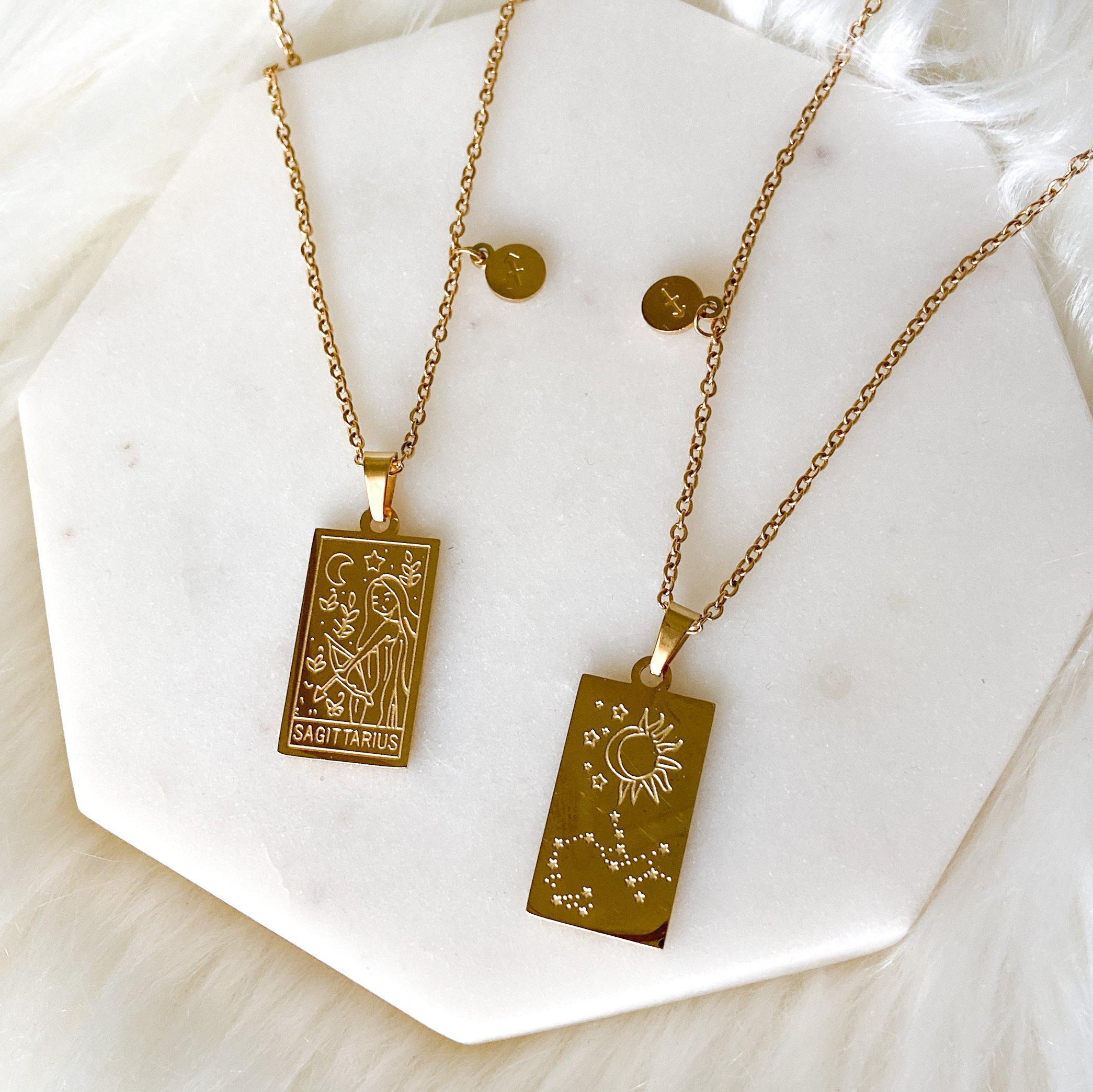 Astro Muse Zodiac Sign Necklace The Songbird Collection