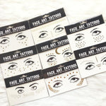Metallic Face Temporary Tattoo Jewels - 11 Designs LOW STOCK!! - The Songbird Collection 