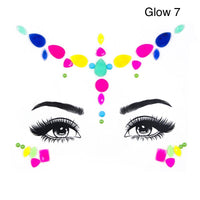 Glow in the Dark Face Gems - 14 NEW Designs for 2020! - The Songbird Collection 