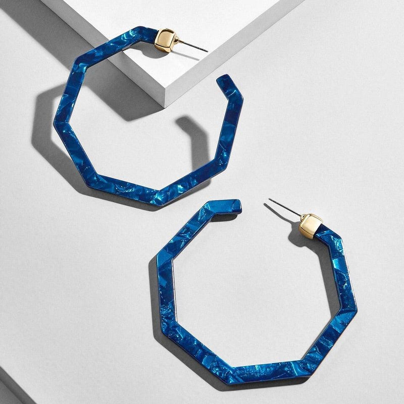 Hampton Geo Hoop Earrings - LOW STOCK! - The Songbird Collection 