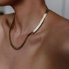 Sultry Snake Necklace - Stainless Steel - 2 Sizes-Necklaces-The Songbird Collection