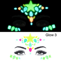 Glow in the Dark Face Gems - 14 NEW Designs for 2020! - The Songbird Collection 