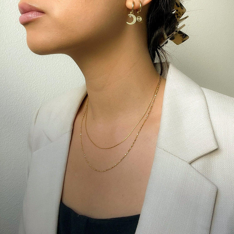 Kellis Layered Necklace-Necklaces-The Songbird Collection