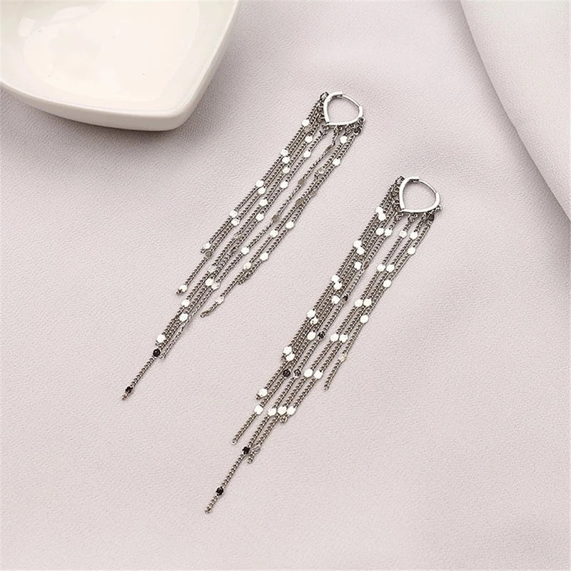 Chainfall Duster Earrings-Earrings-The Songbird Collection