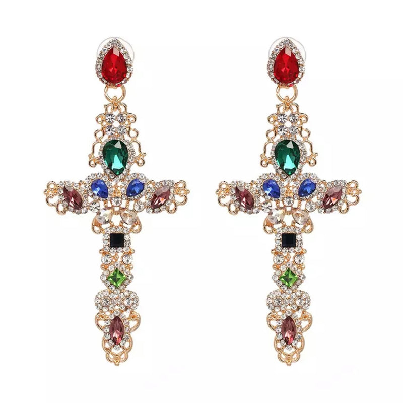 Sovereign Cross Earring Collection - 8 STYLES!