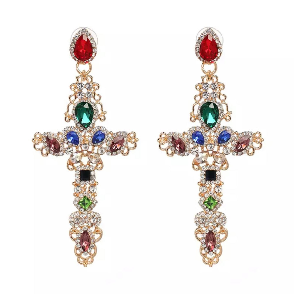 Ornate Gold + Colorful Gems - 2 LEFT