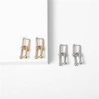 Bar-Belle Chain Link Earrings - Get that Celebrity Look! - The Songbird Collection 