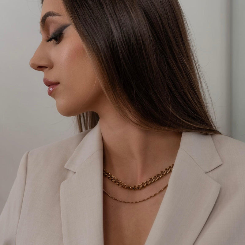 Kara Layered Necklace-Necklaces-The Songbird Collection