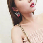 Anielle flower hoops Earrings - 4 Colors SELLING OUT!! - The Songbird Collection 