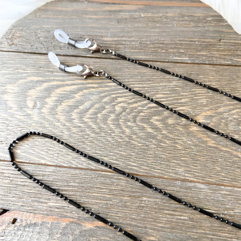 Chic Black Mask / Glasses Chains - LAST CHANCE / FINAL SALE-Accessories-The Songbird Collection