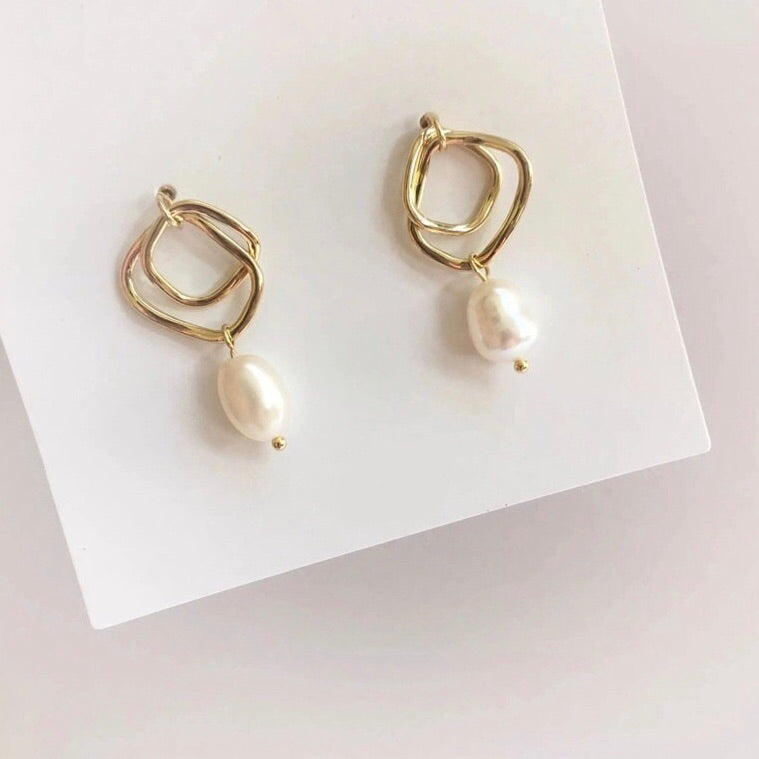 Faith Freshwater Pearl Earrings -Last Chance !! - The Songbird Collection 