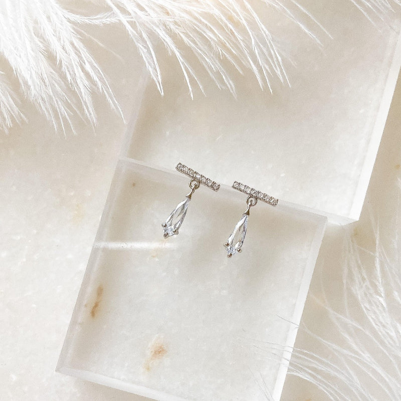 Liara Mini Crystal Drop Earrings - RESTOCKED! - The Songbird Collection 