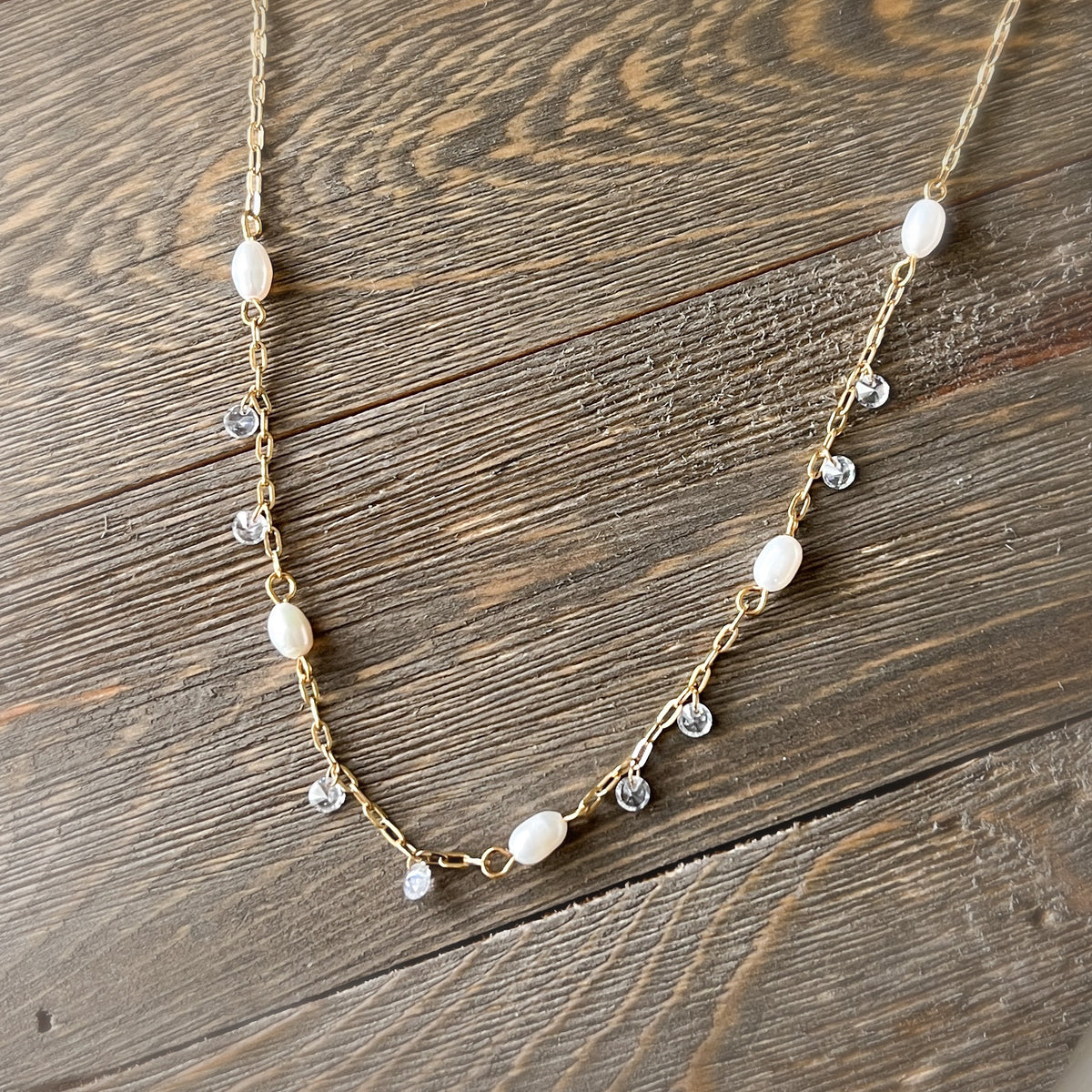 Amerie Freshwater Pearl Necklace-Necklaces-The Songbird Collection