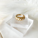 Emile Croissant Dome Ring-Rings-The Songbird Collection