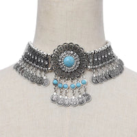 Boho Flower Statement Choker - 4 Colors-Necklaces-The Songbird Collection