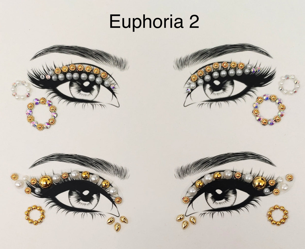 Euphoria Eye Jewels - 11 Designs-Body Jewelry-The Songbird Collection