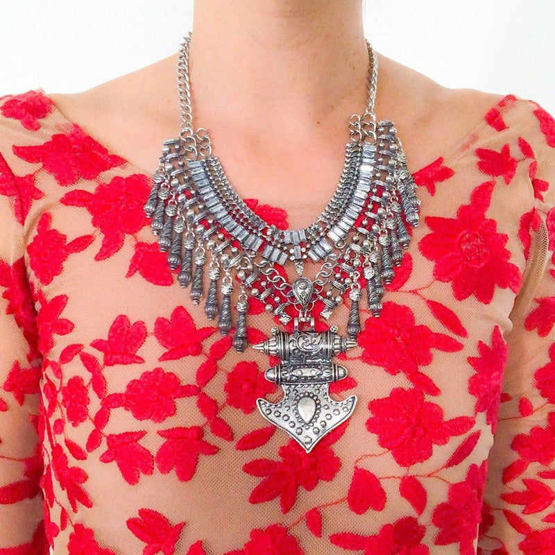 Raynu Maxi Statement Necklace - The Songbird Collection 