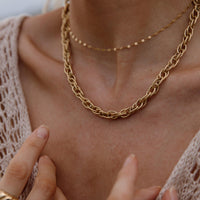 Karina Chain Necklace-Necklaces-The Songbird Collection