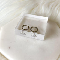 Mini Butterfly Huggies - 925 Sterling Silver-Earrings-The Songbird Collection