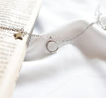 Lune et étoiles Sterling Silver Choker - RESTOCKED! - The Songbird Collection 