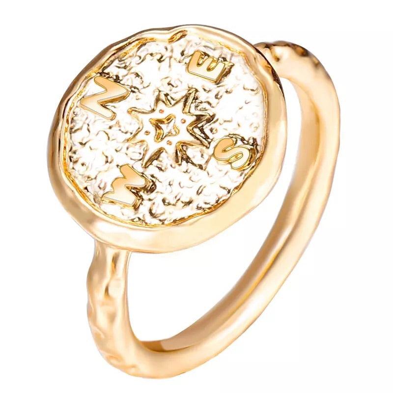 Wanderlust Compass Ring - LOW STOCK!! - The Songbird Collection 