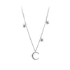 Lune et étoiles Sterling Silver Choker - RESTOCKED! - The Songbird Collection 