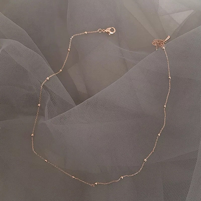 Satellite Beads 925 Sterling Silver Choker - The Songbird Collection 