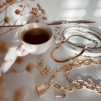 Bar-Belle Chain Link Earrings-Earrings-The Songbird Collection