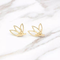 Flower Back Ear Jacket Earrings - Now In 4 Colors! LOW STOCK! - The Songbird Collection 