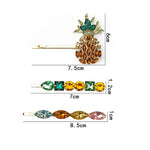 Pineapple 🍍 Glitz Hair Pin Set - 11 LEFT!! - The Songbird Collection 