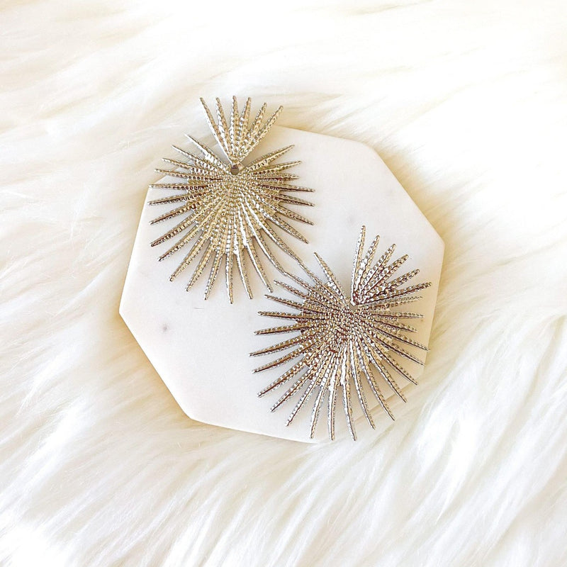 Sunburst Statement Earrings-Earrings-The Songbird Collection