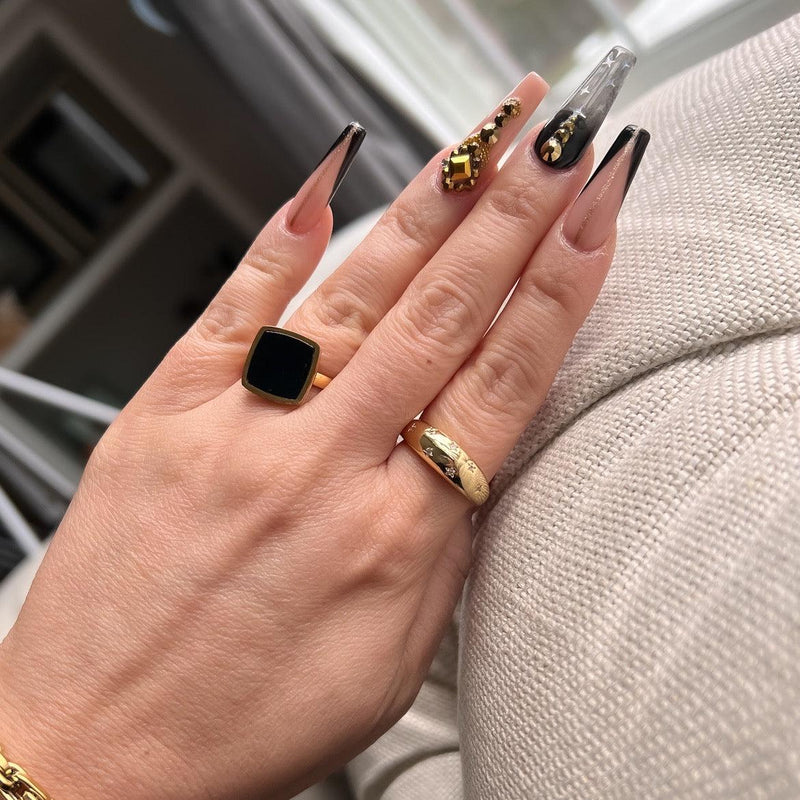 Starshine Chunky Dome Ring-Rings-The Songbird Collection