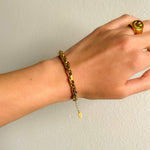 Kassia Block Chain Bracelet-Bracelets-The Songbird Collection