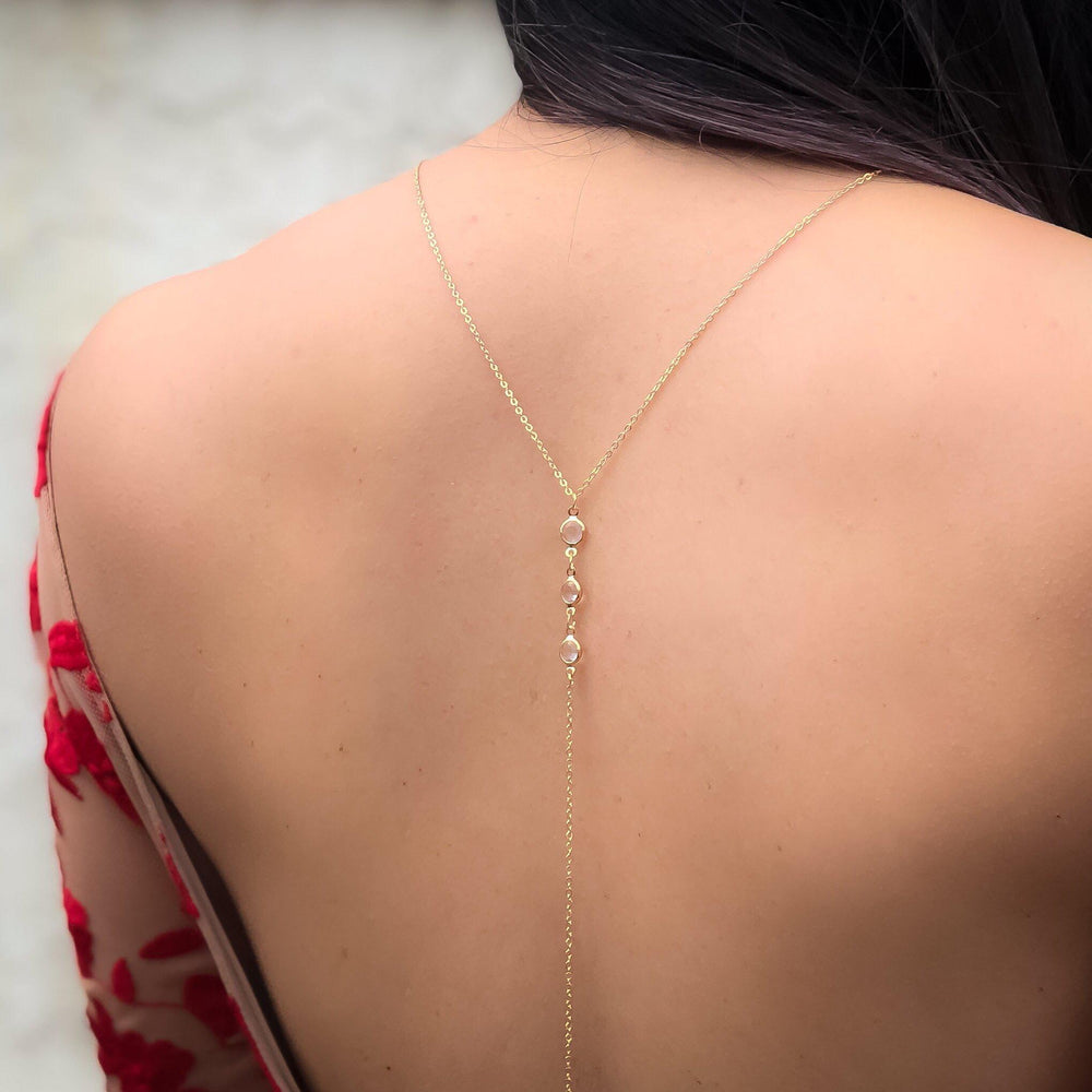 14k Gold Backdrop Necklaces – Shirli's Jewelry