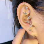 Azalea Leaves Ear Hook / Ear Cuff-Earrings-The Songbird Collection