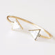 Gold + White