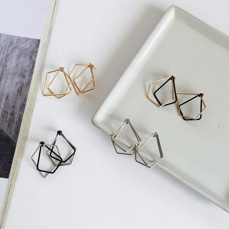 Zendia Geometric Earrings - LAST CHANCE!! - The Songbird Collection 