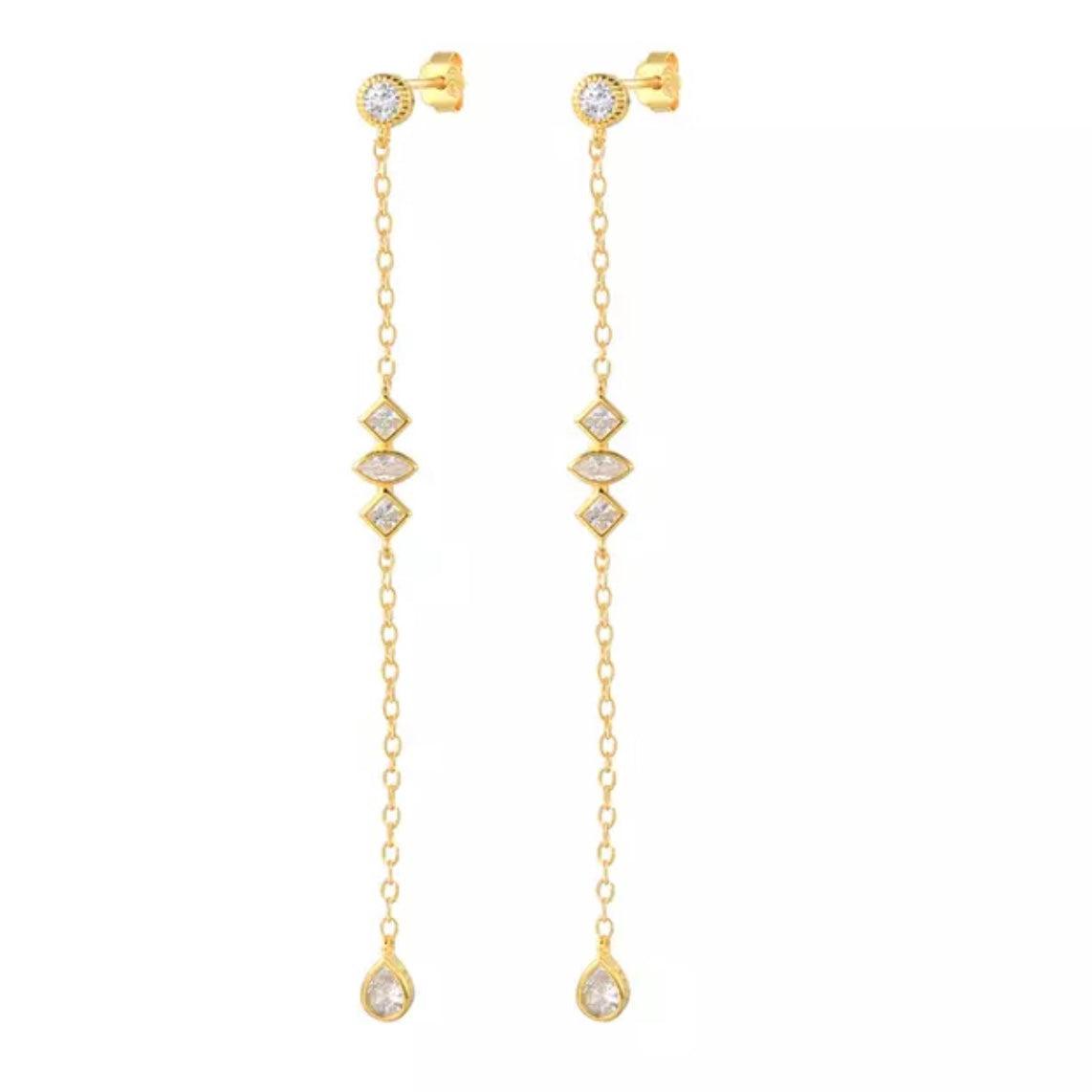 Alba Drop Earrings - 2 Styles-Earrings-The Songbird Collection