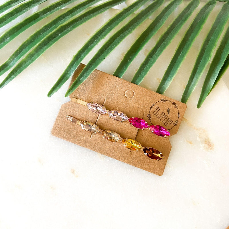 Tropic 🌺 Punch Hair Pin Set - 2 Choices! - The Songbird Collection 